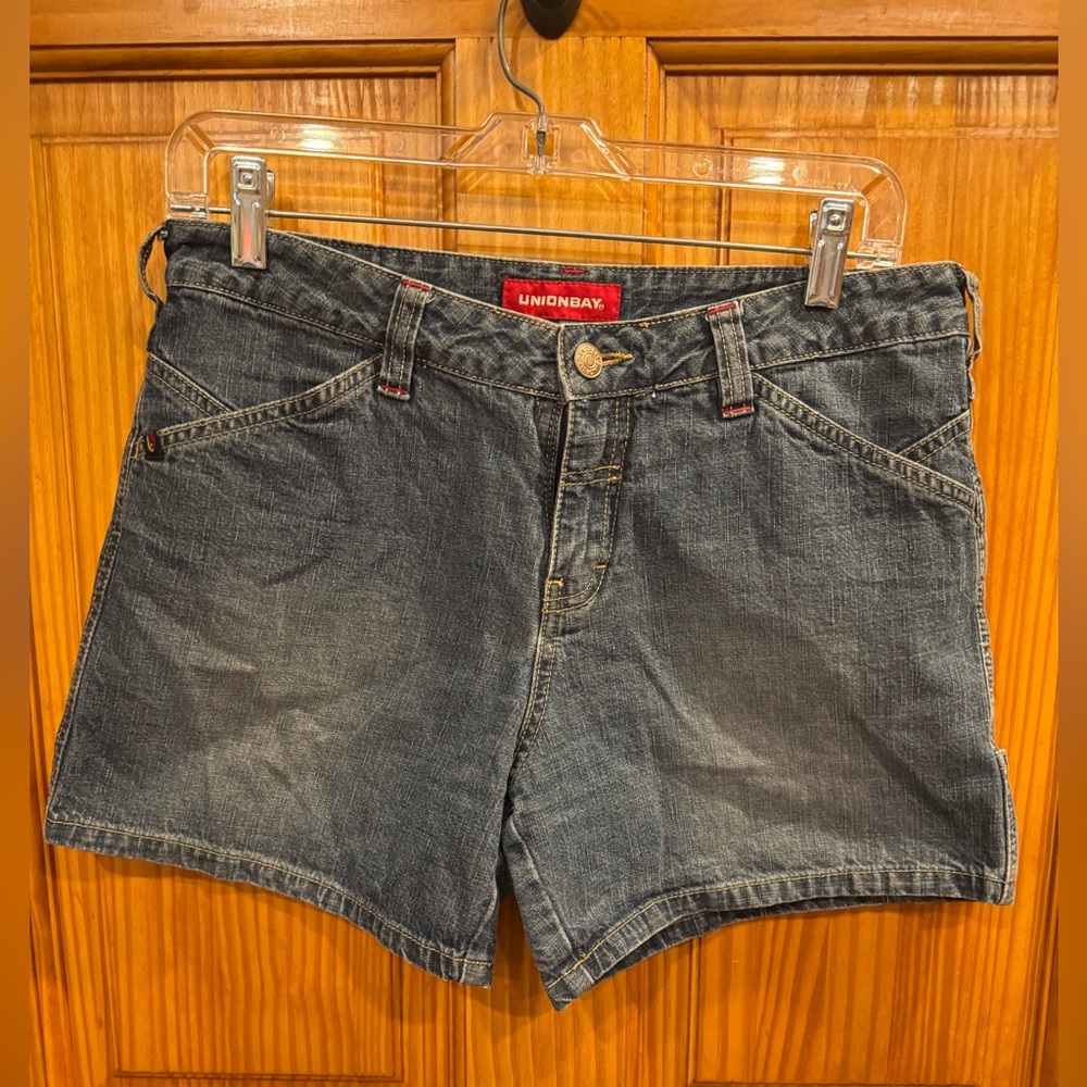 Vintage UNIONBAY Denim Carpenter Painter Style Shorts, Junior Size 9